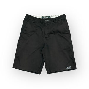 O'Neill Mens Flat Front Black Chino Shorts Size 32x10​​
